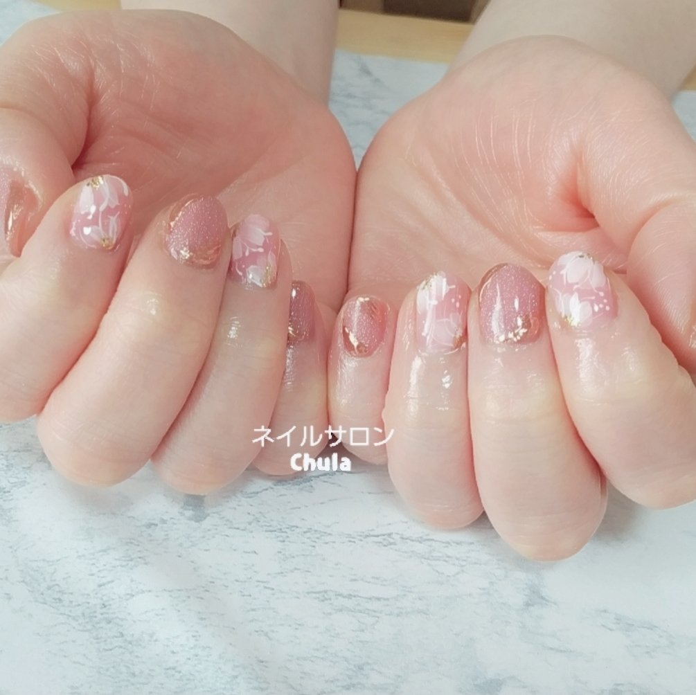 冬 お正月 成人式 オフィス ハンド Chulaのネイルデザイン No ネイルブック