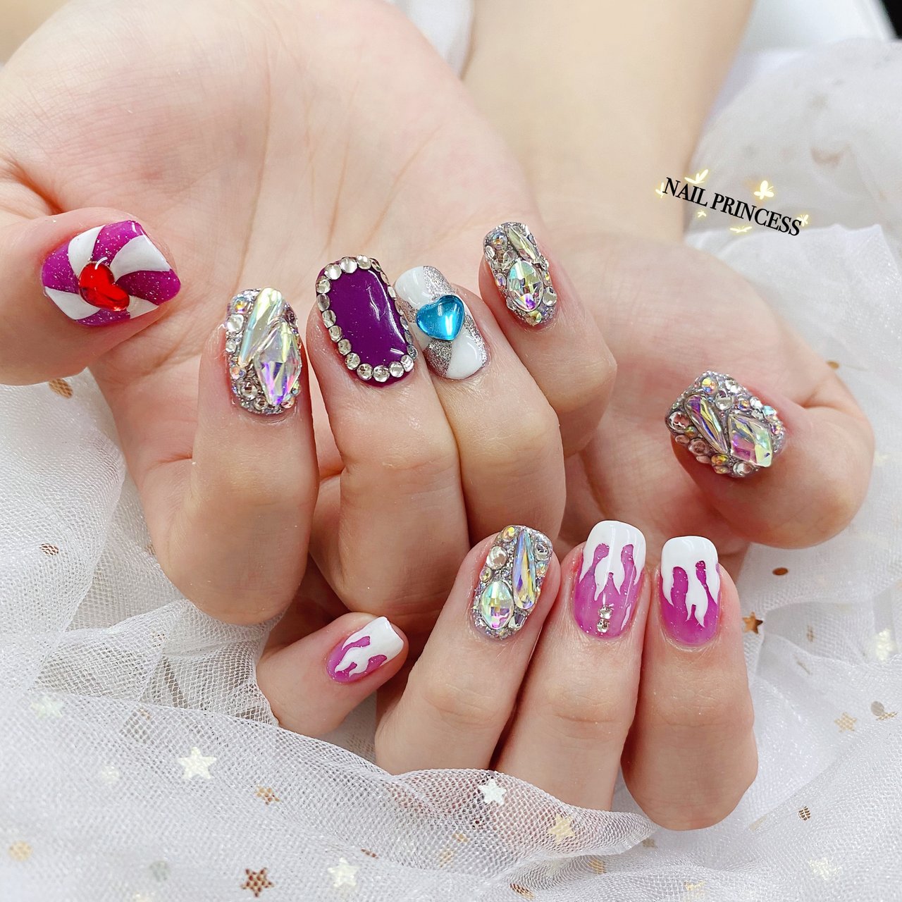 冬 お正月 成人式 ハンド シンプル プリンセスのネイルデザイン No ネイルブック