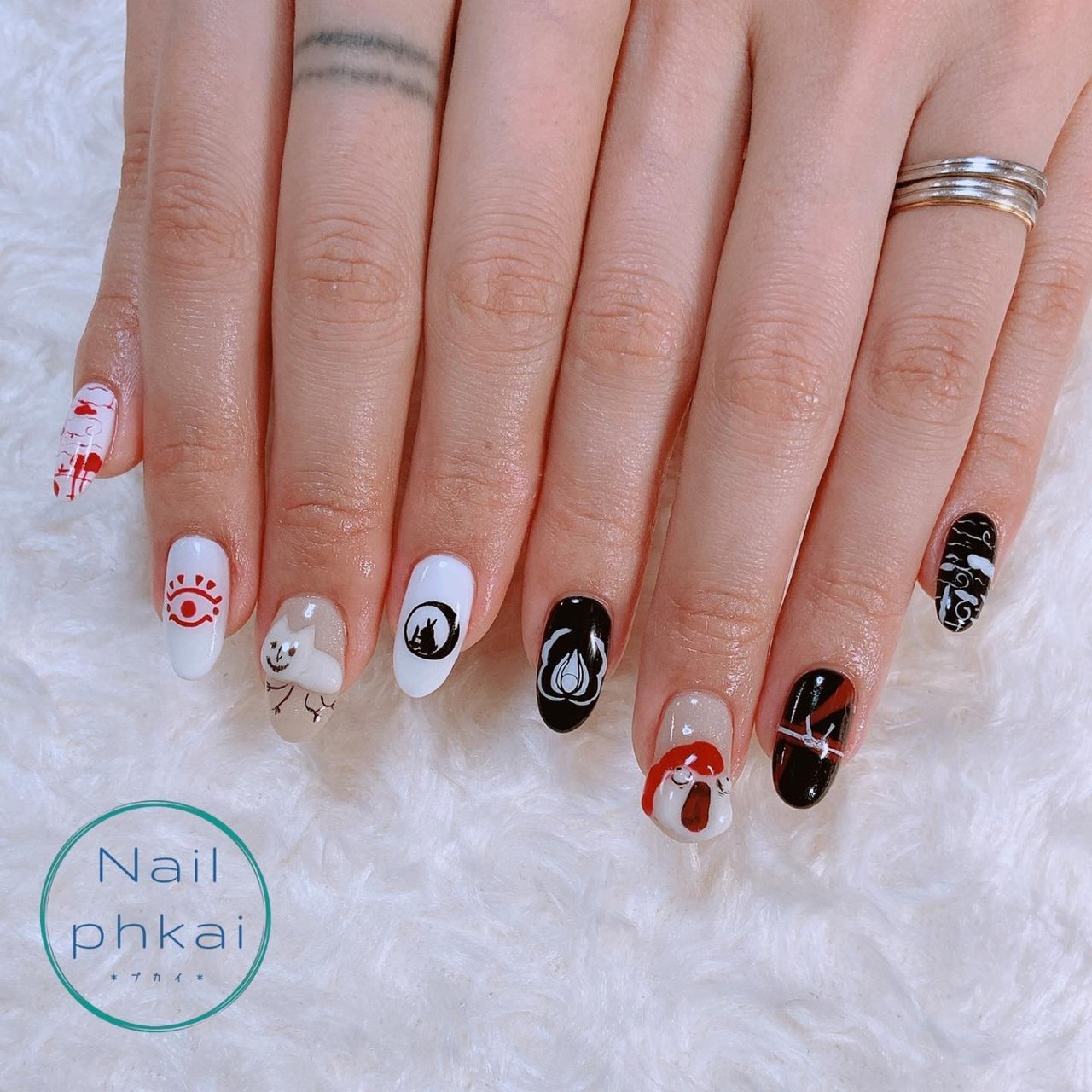 オールシーズン お正月 パーティー ハンド 痛ネイル Nail Phkaiのネイルデザイン No ネイルブック