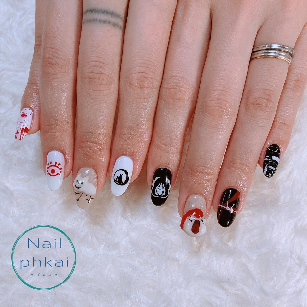 オールシーズン お正月 パーティー ハンド 痛ネイル Art Nail Phkaiのネイルデザイン No ネイルブック