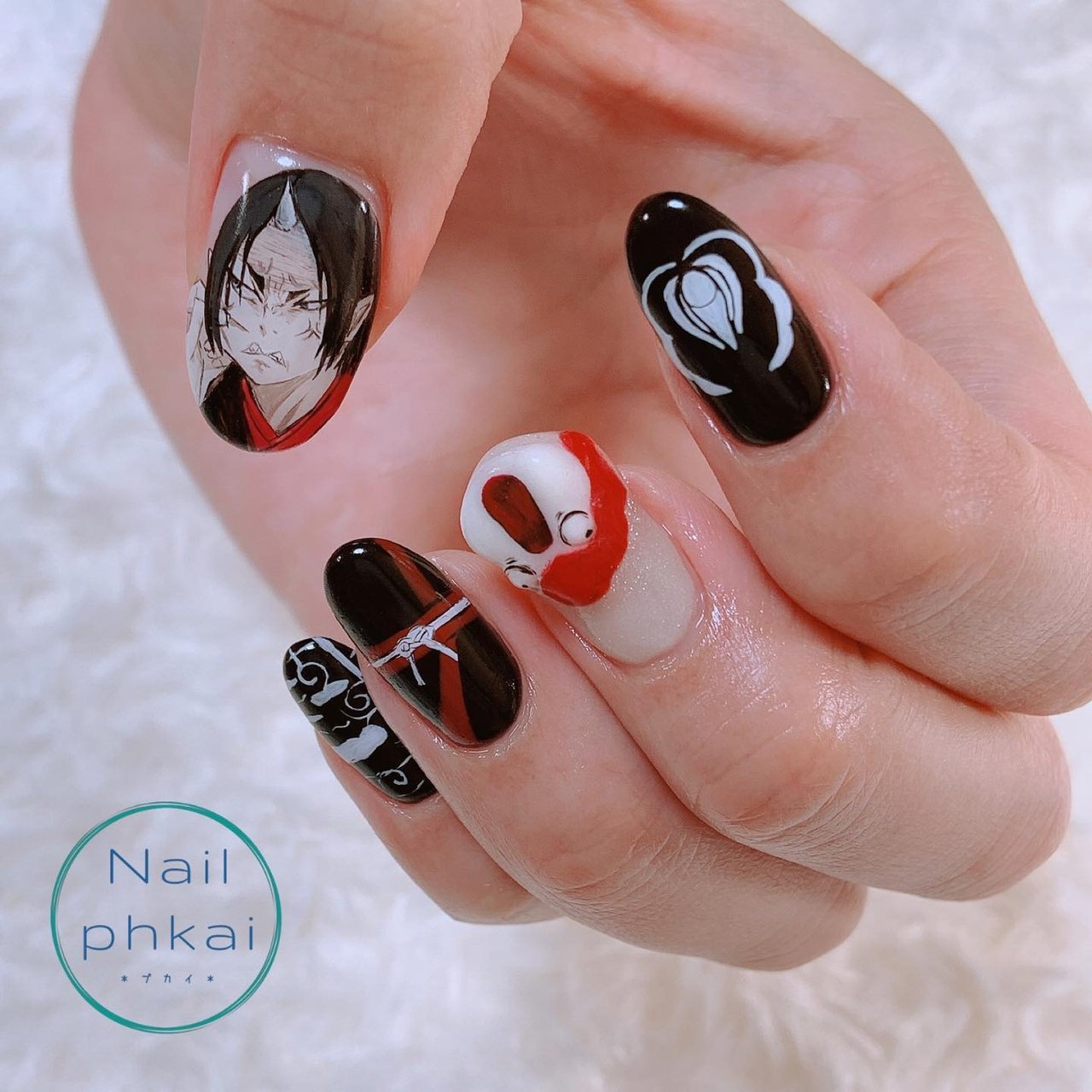 オールシーズン お正月 パーティー ハンド 痛ネイル Art Nail Phkaiのネイルデザイン No ネイルブック