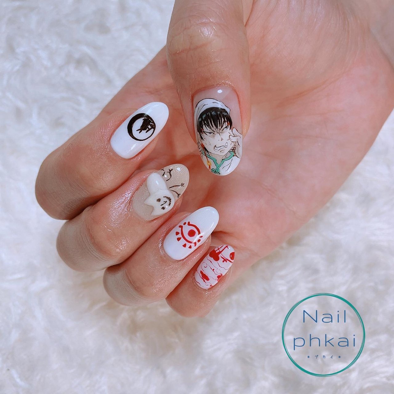 オールシーズン お正月 パーティー ハンド 痛ネイル Art Nail Phkaiのネイルデザイン No ネイルブック