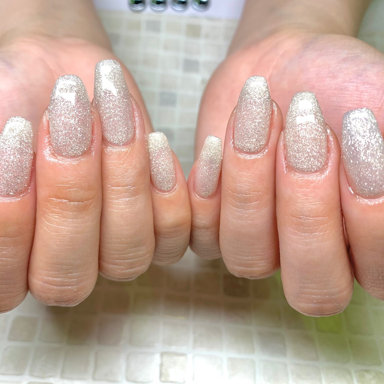 冬 クリスマス ハンド シンプル ラメ うぢゃんのネイルデザイン No ネイルブック