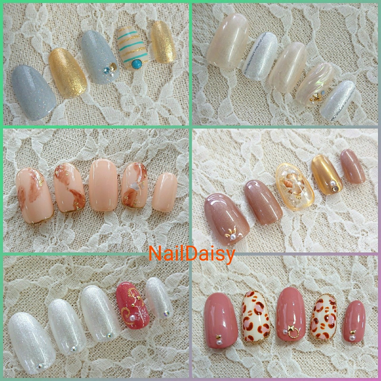 オールシーズン 海 クリスマス ワンカラー アニマル柄 Naildaisyのネイルデザイン No ネイルブック