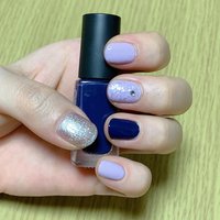 21年 新着順 ネイビー シルバー セルフネイルのネイルデザイン ネイルブック