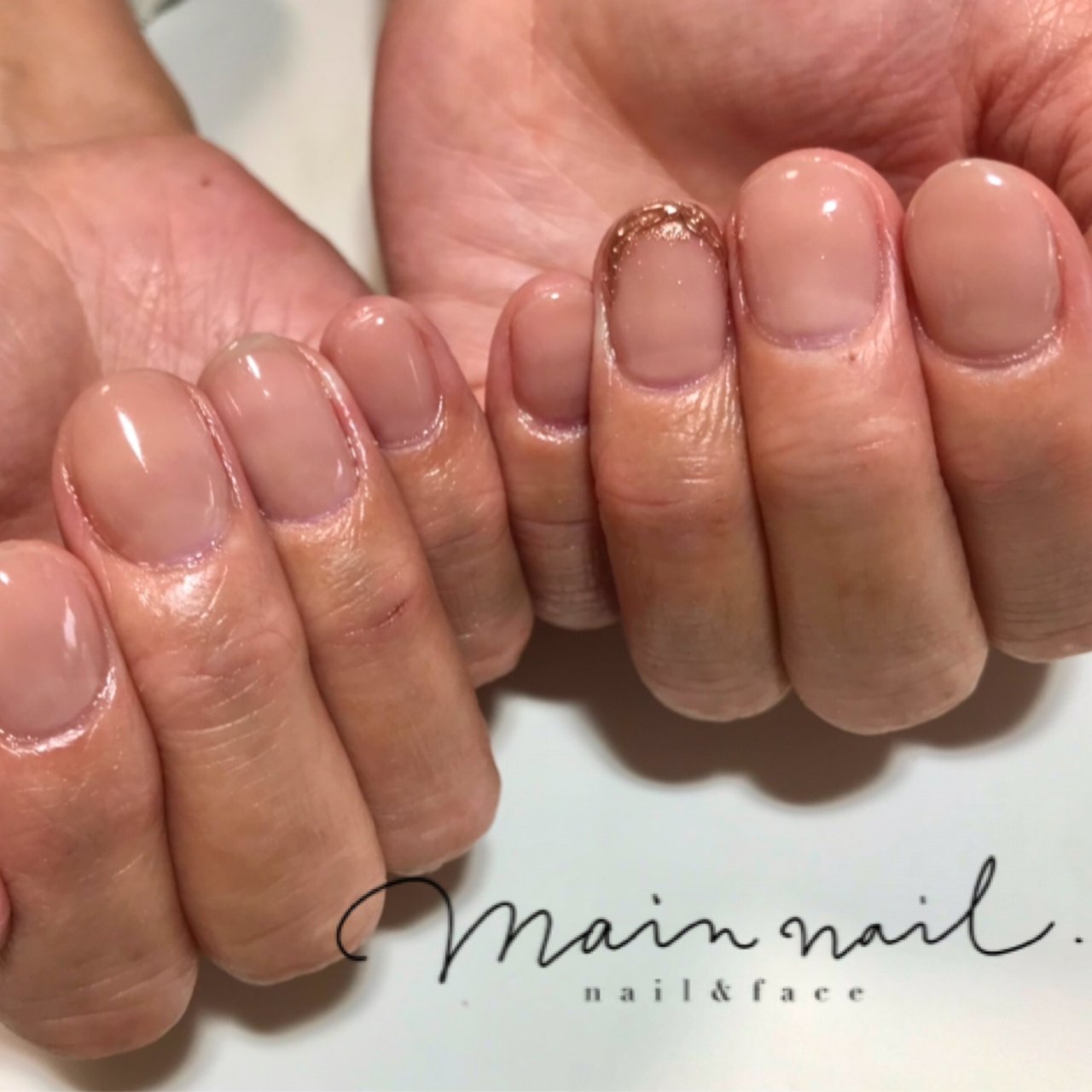 冬 オールシーズン ハンド シンプル ショート Mainnailのネイルデザイン No ネイルブック