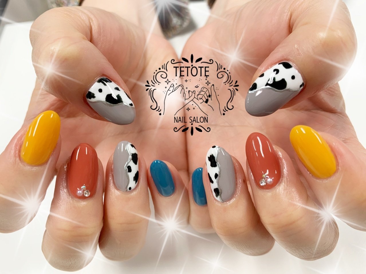 アニマル柄 カラフル ジェル お客様 Nailsalon Tetoteのネイルデザイン No ネイルブック