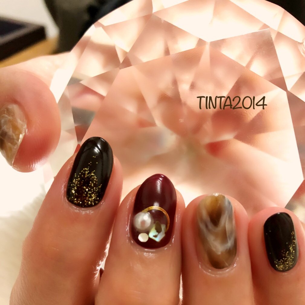冬 クリスマス デート 女子会 ハンド Nail Tinta14のネイルデザイン No ネイルブック