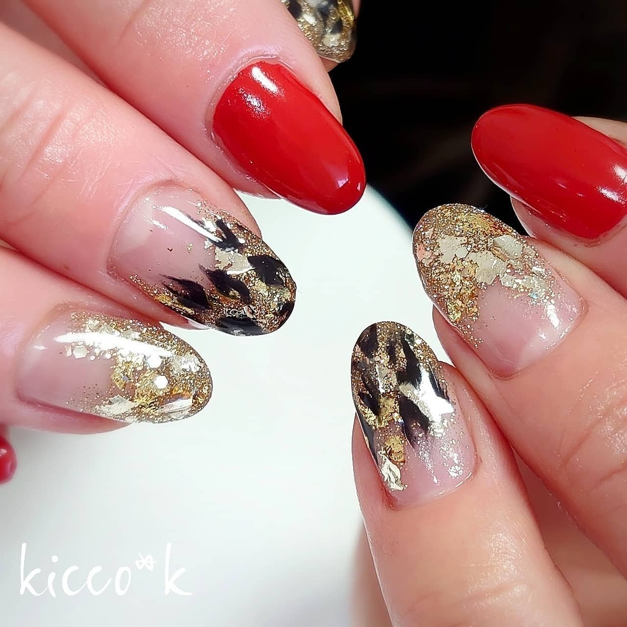 秋 冬 クリスマス 女子会 ハンド Kicco K Nailのネイルデザイン No ネイルブック