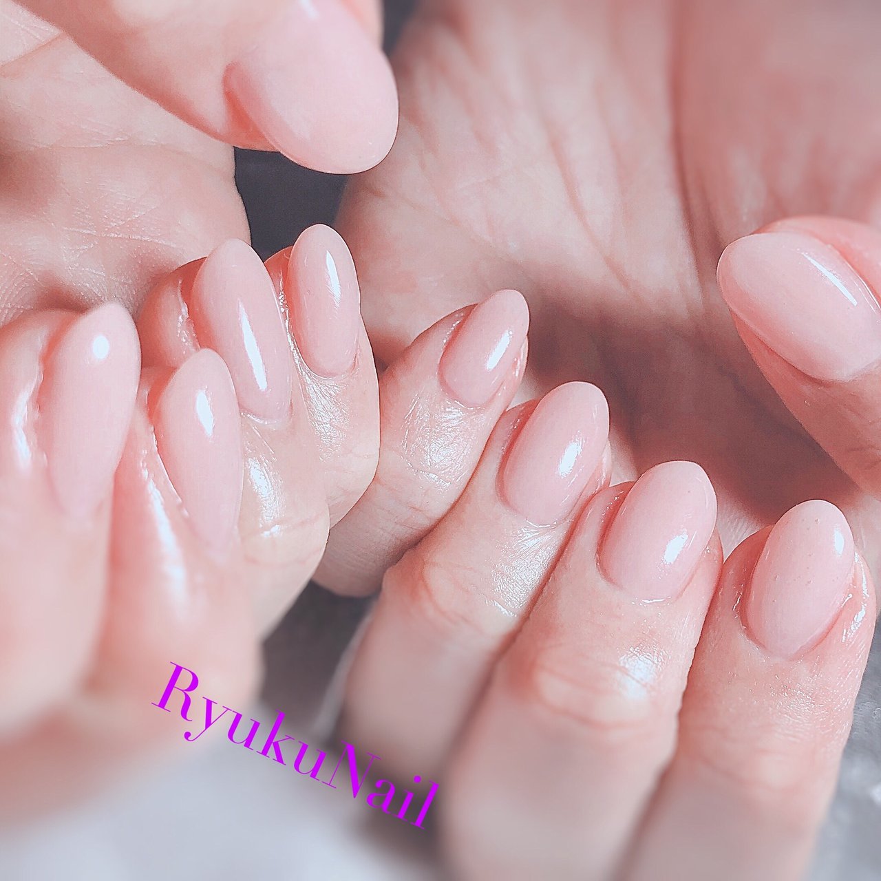 オールシーズン オフィス ハンド シンプル ワンカラー Ryukunailのネイルデザイン No ネイルブック