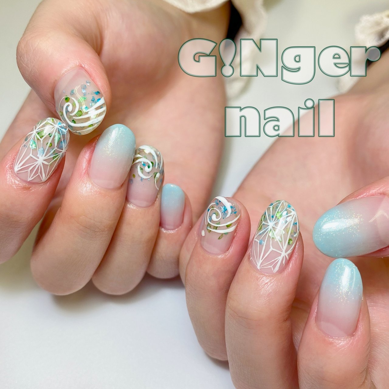 成人式 卒業式 オフィス ブライダル ハンド Ginger Nail 代々木 ジンジャーネイルのネイルデザイン No ネイル ブック