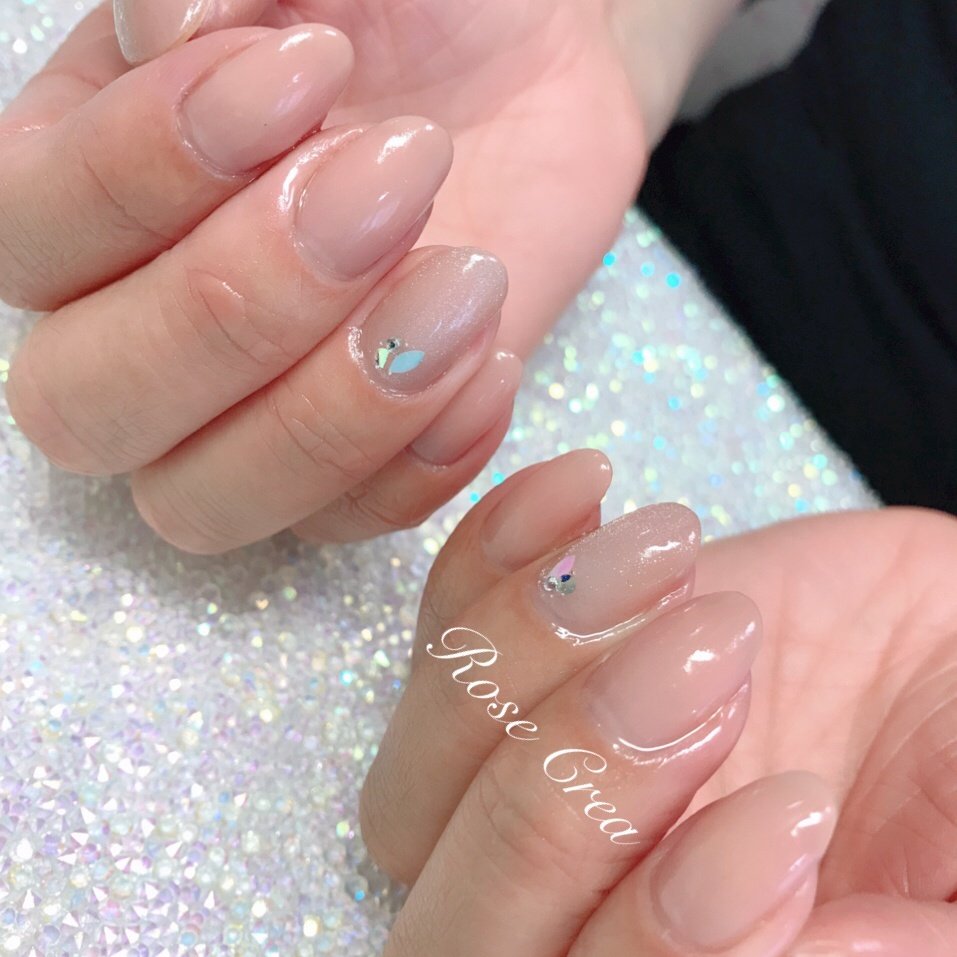 ハンド シンプル ショート Rose Creaのネイルデザイン No ネイルブック