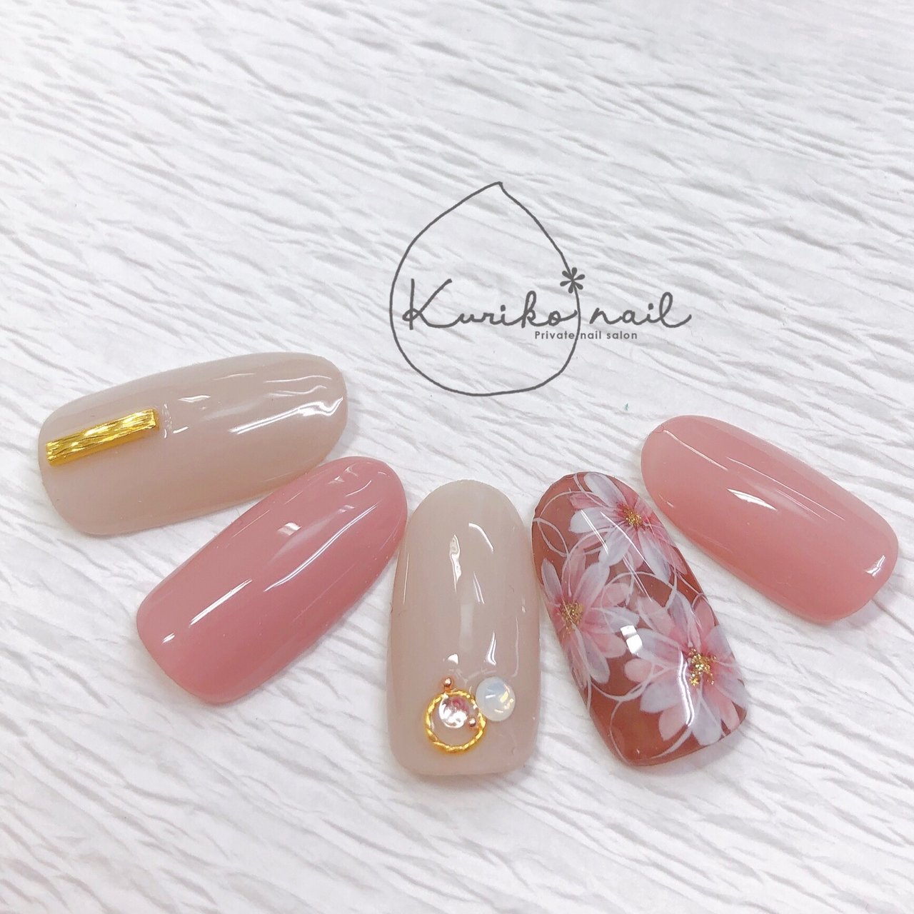 春 オールシーズン デート 女子会 ハンド Kuriko Nailのネイルデザイン No ネイルブック