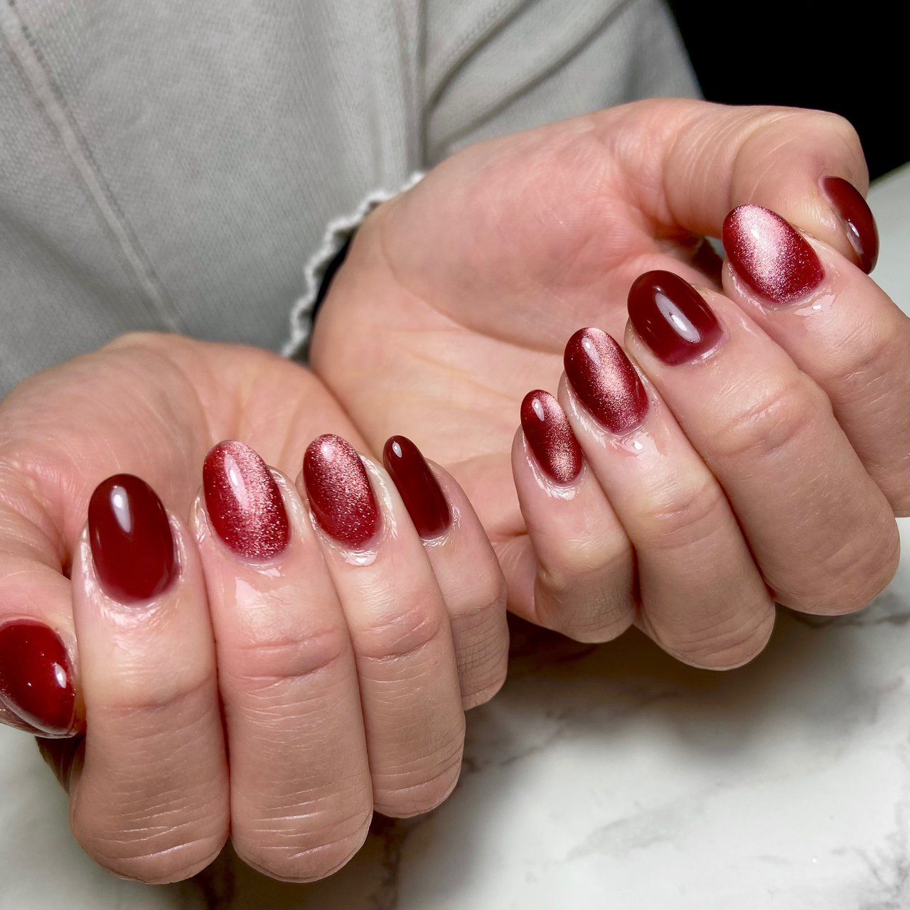 秋 オールシーズン デート 女子会 マグネット さやぷーのネイルデザイン No ネイルブック