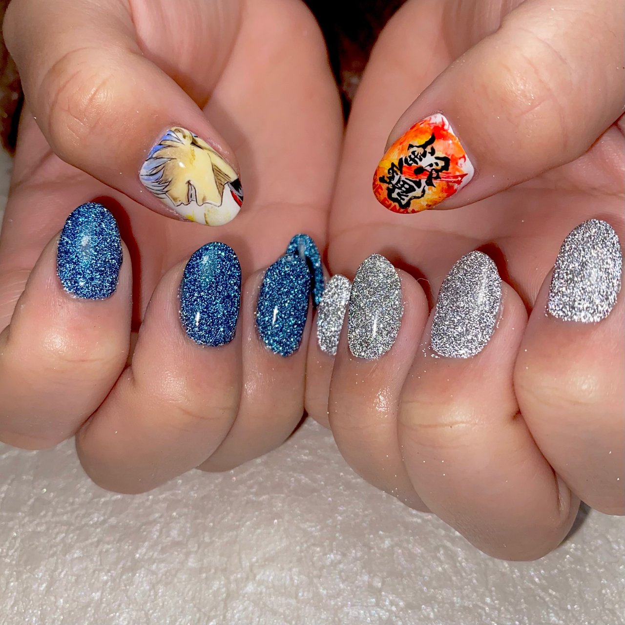 オールシーズン ハンド ラメ 痛ネイル ミディアム ｍｉｍｉｔ ｎａｉｌのネイルデザイン No ネイルブック