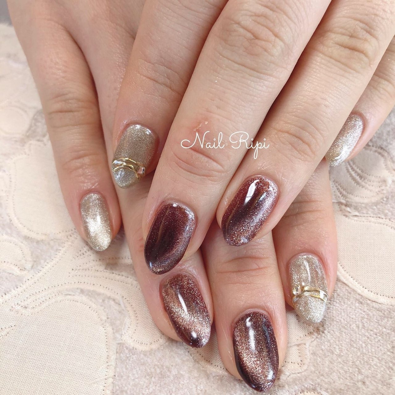 冬 成人式 パーティー デート ハンド Ripi0528のネイルデザイン No ネイルブック