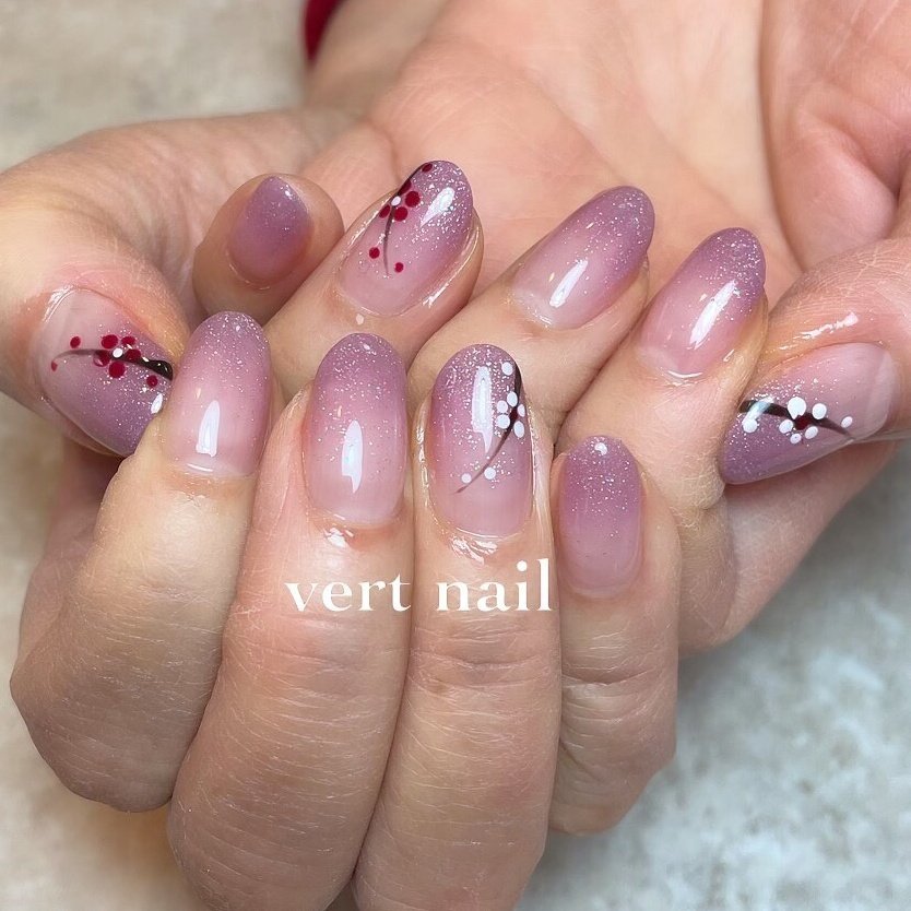 春 冬 パーティー 女子会 ハンド Vert Nailのネイルデザイン No ネイルブック