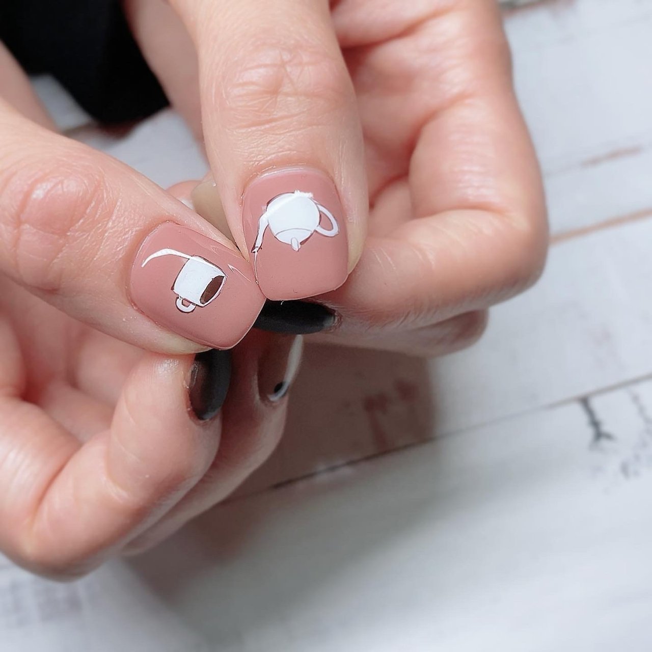 冬 ハンド ワンカラー ショート ベージュ Lumianailのネイルデザイン No ネイルブック