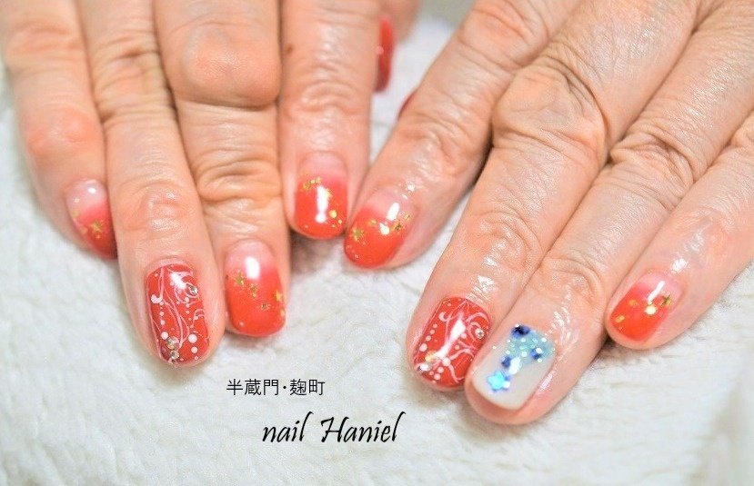 オフィス パーティー デート 女子会 ハンド Chiyo K 半蔵門 麹町ハニエルのネイルデザイン No ネイルブック