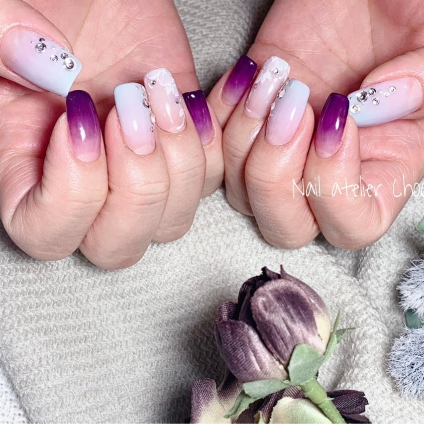 オールシーズン パーティー デート 女子会 ハンド Nail Atelier Chocolatのネイルデザイン No ネイルブック