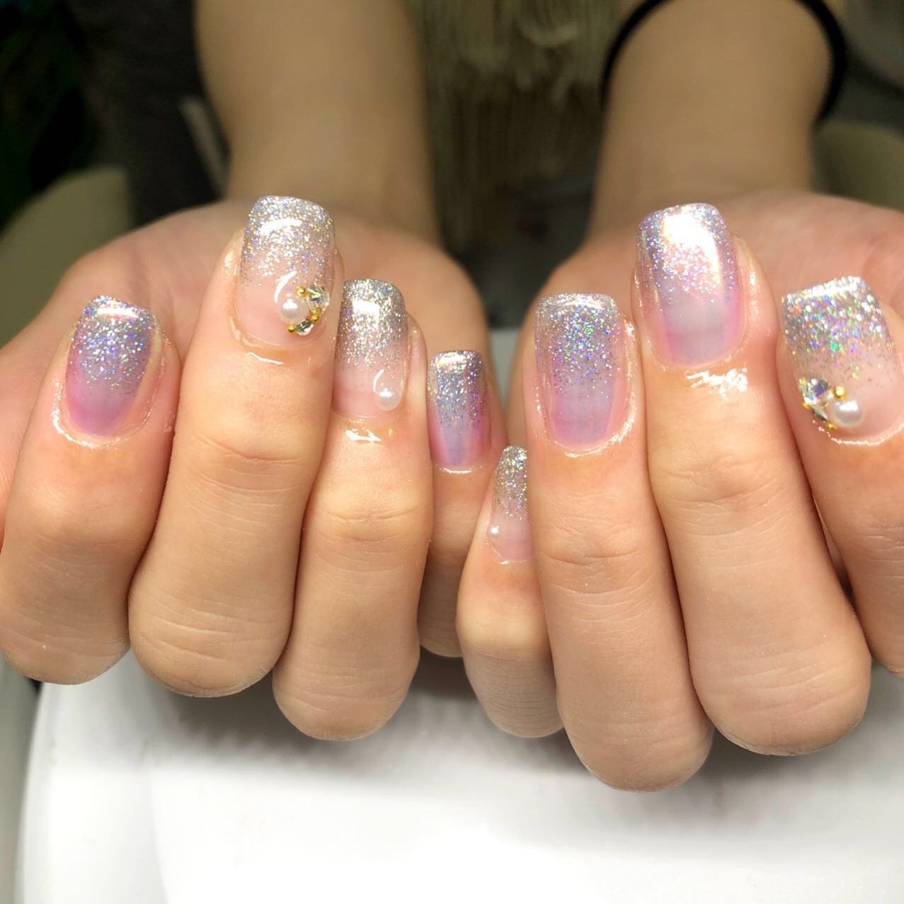 グラデーション ラメ ユニコーン オーロラ K Wakiのネイルデザイン No ネイルブック