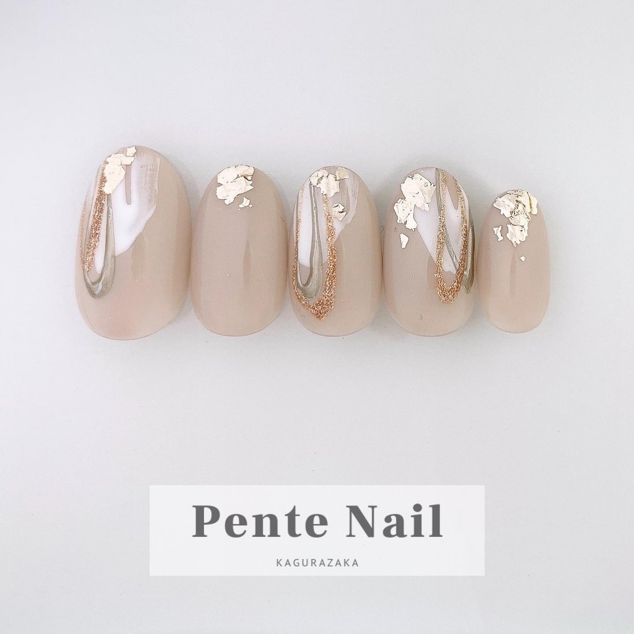 春 オールシーズン オフィス 女子会 ハンド Pente Nailのネイルデザイン No ネイルブック