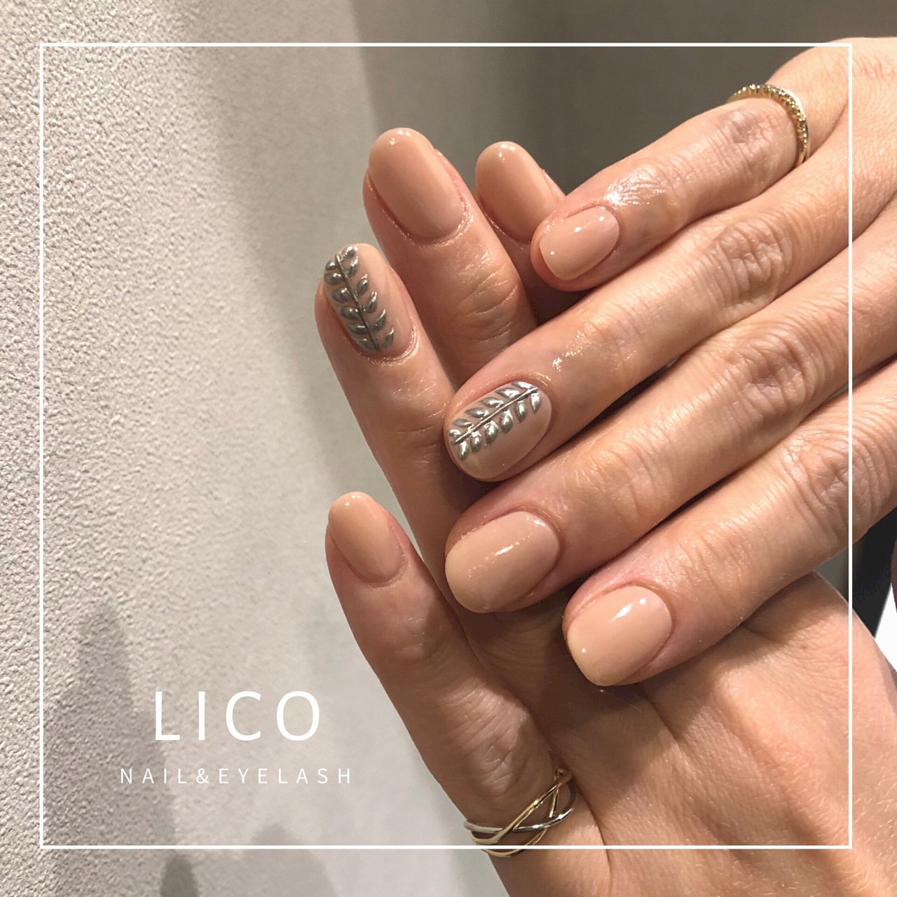 オールシーズン ハンド シンプル ワンカラー Liconail Eyelash Manaeのネイルデザイン No ネイルブック