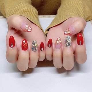 人気順 グラデーション 赤のネイルデザイン ネイルブック