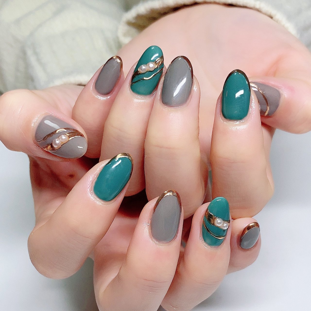 フレンチ パール ミラー お客様 涼子のネイルデザイン No ネイルブック