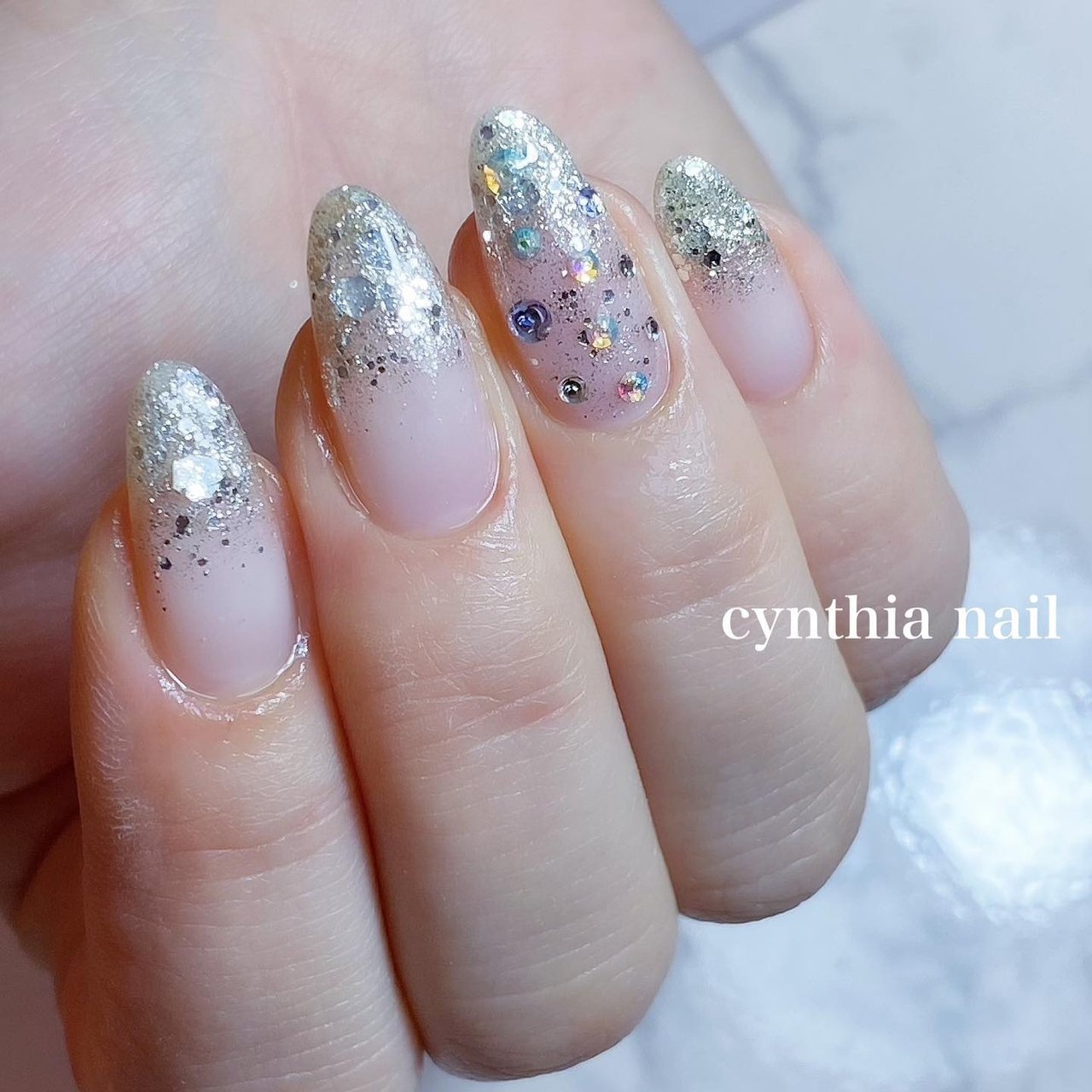 冬 オールシーズン 成人式 ハンド シンプル Cynthianailのネイルデザイン No ネイルブック