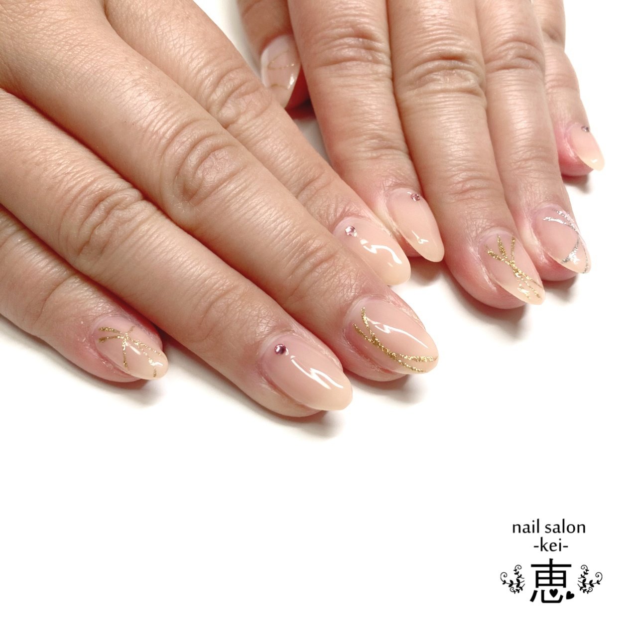 オールシーズン 卒業式 入学式 オフィス ハンド えりのネイルデザイン No ネイルブック