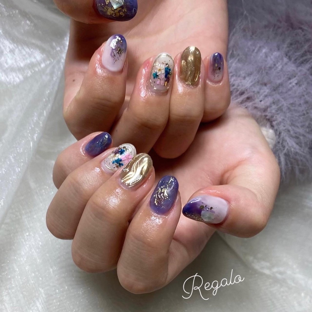 ハンド Privatesalonregaloのネイルデザイン No ネイルブック