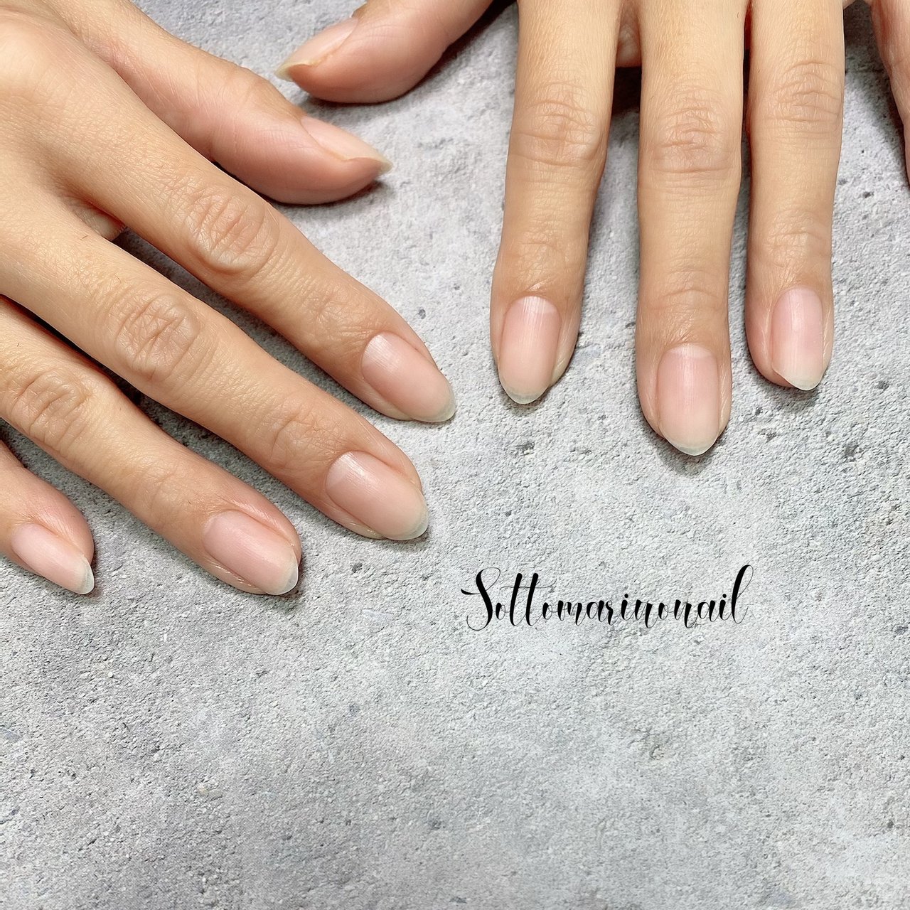 オールシーズン オフィス ハンド シンプル ショート Sottomarino Nailのネイルデザイン No ネイルブック