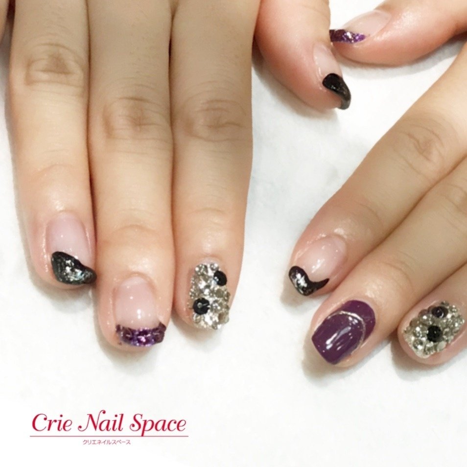 秋 冬 成人式 パーティー ハンド Crie Iseのネイルデザイン No ネイルブック