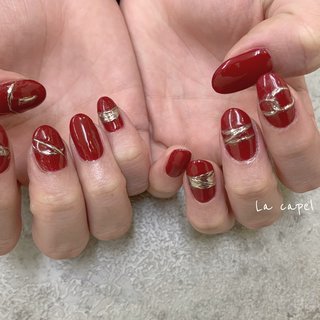 22年 新着順 ボルドー シルバーアクセサリーネイルのネイルデザイン ネイルブック