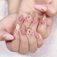 成人式 ブランド柄のネイルデザイン ネイルブック