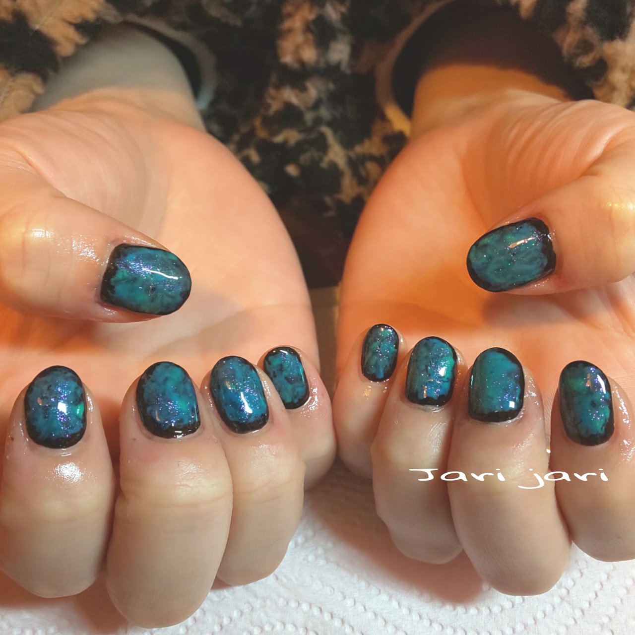 冬 オールシーズン シンプル ラメ ギャラクシー Miki Abeのネイルデザイン No ネイルブック