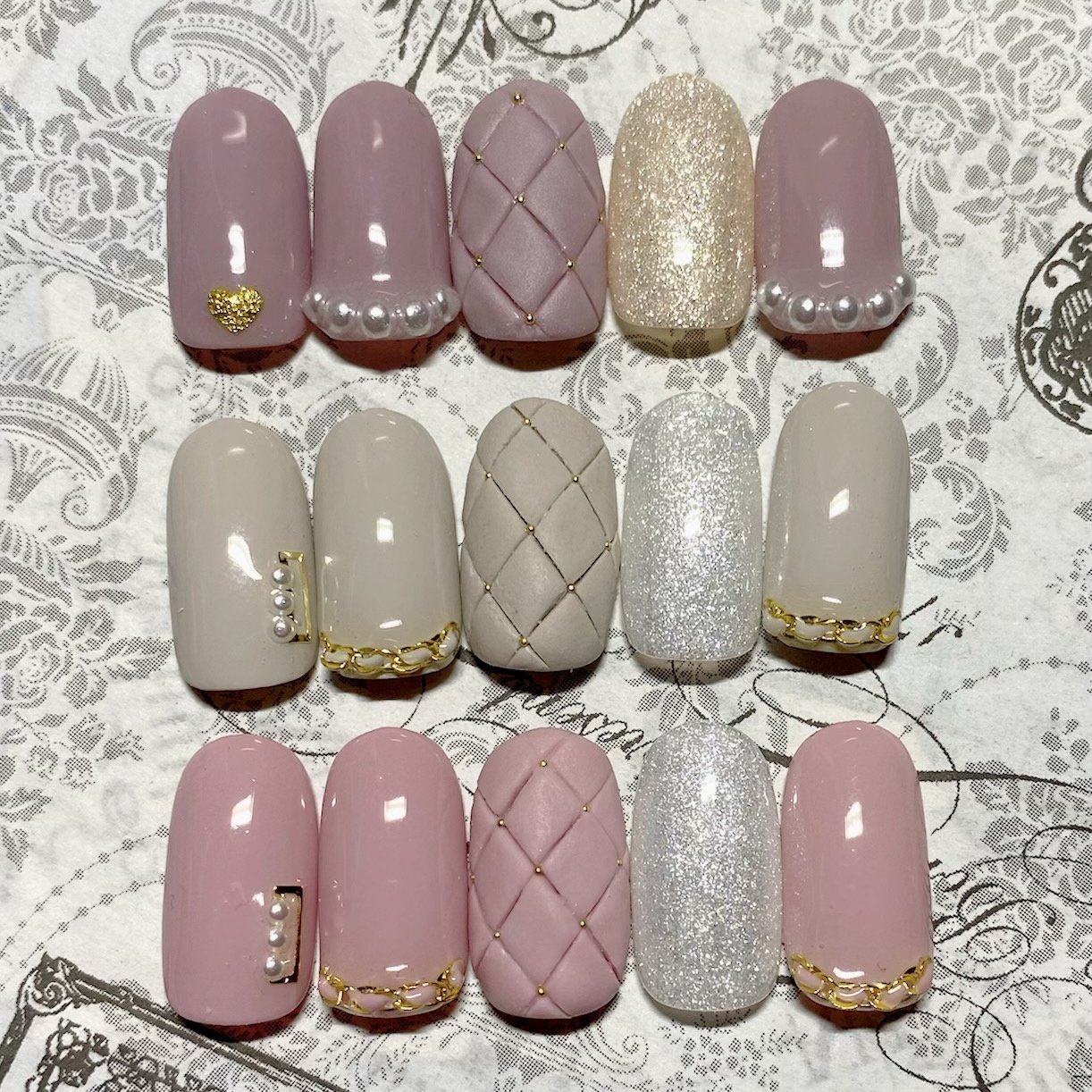 ぷくぷくかわいい キルティングネイル特集 難波のネイルサロン Nail Eyelash Alpha