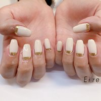 アイボリーのネイルデザイン ネイルブック