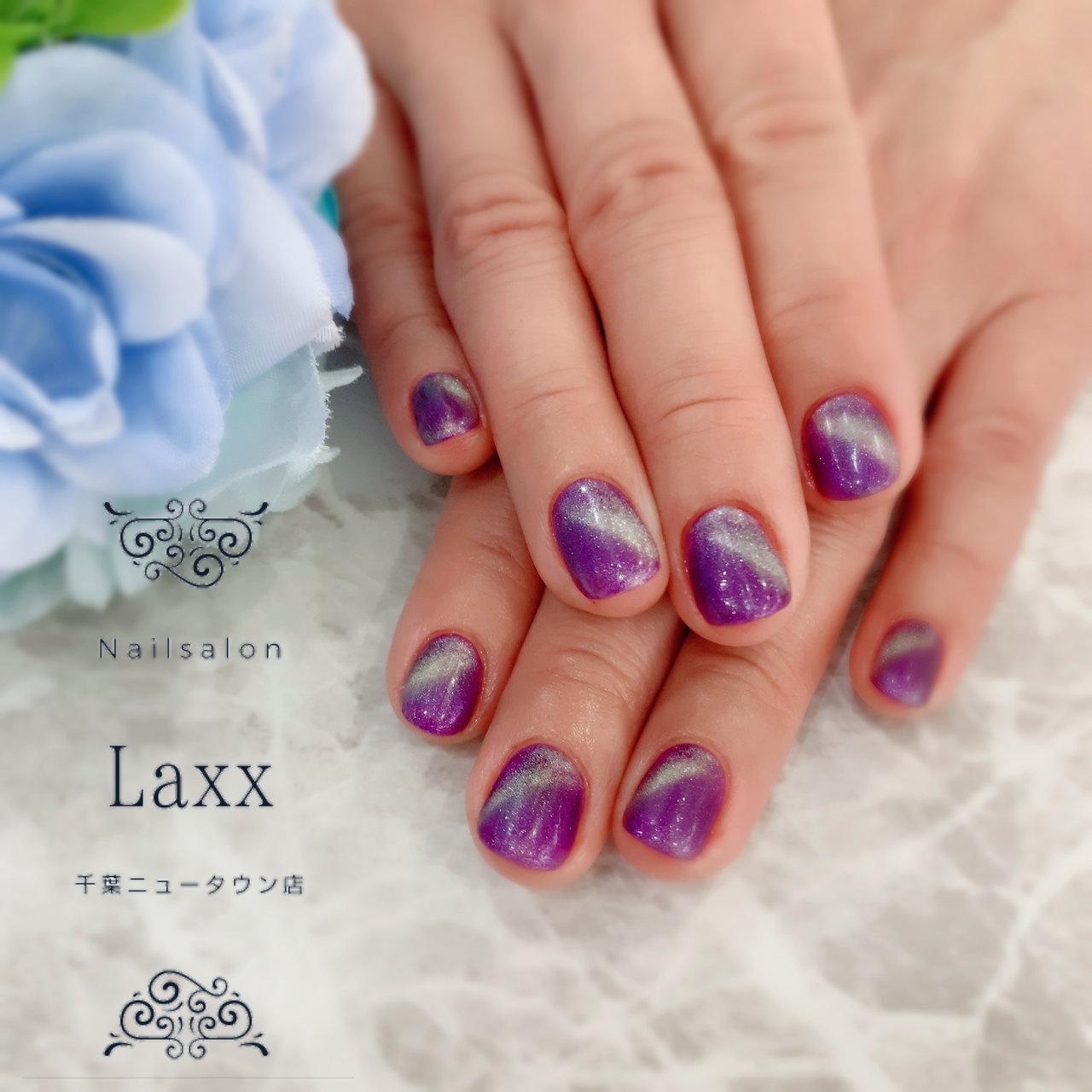 オールシーズン ハンド ワンカラー マグネット ミディアム Laxxnailsalon千葉ニュータウン店のネイルデザイン No ネイルブック