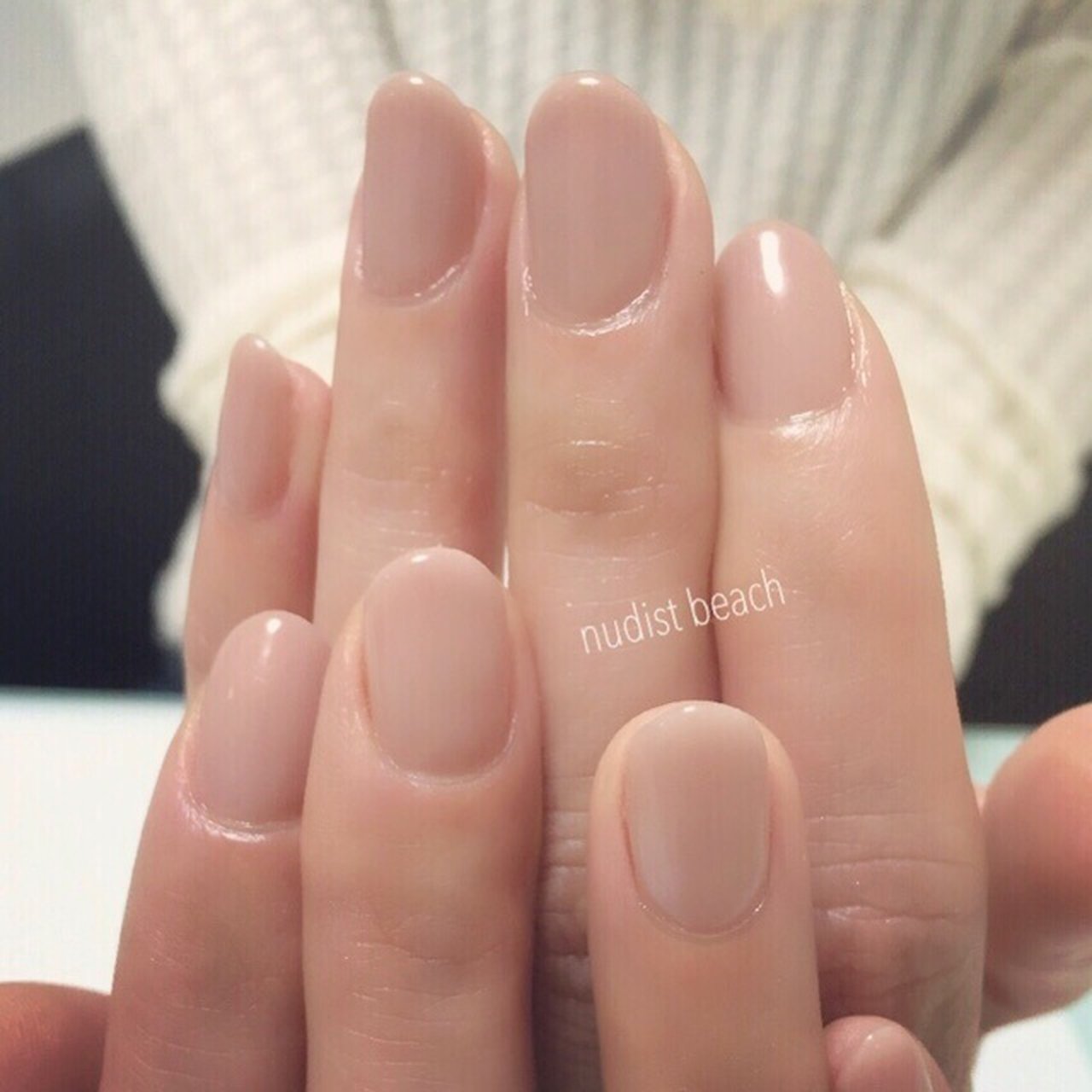 オフィス/ハンド/ワンカラー/ベージュ/ジェルネイル - kinopiii