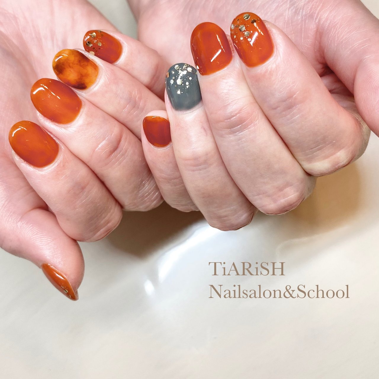 秋 冬 オールシーズン ハンド シンプル Tiarish Nailsalon School ティアリッシュ のネイルデザイン No ネイルブック