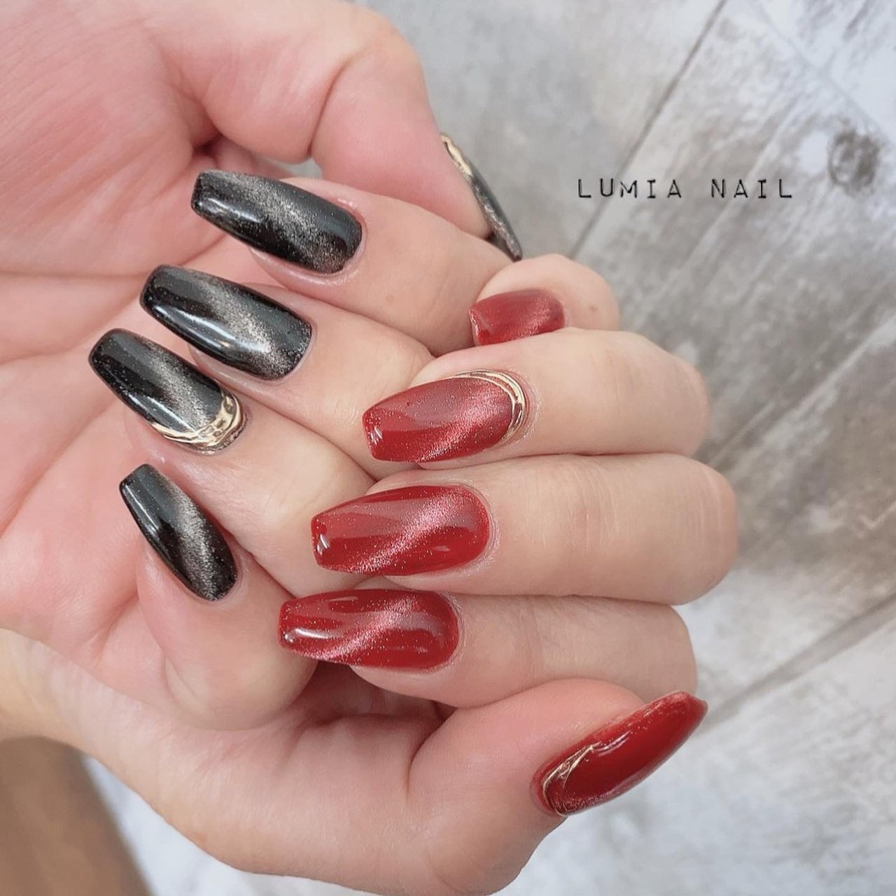 冬 オールシーズン バレンタイン ハンド シンプル Lumia Nailのネイルデザイン No ネイルブック