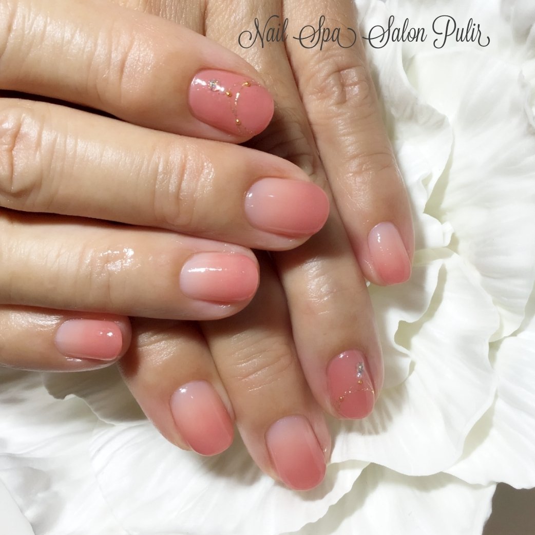 オールシーズン オフィス ブライダル パーティー ハンド Pulirのネイルデザイン No ネイルブック