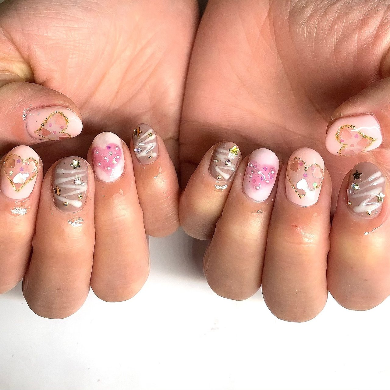 ハンド ショート お客様 Meguのネイルデザイン No ネイルブック