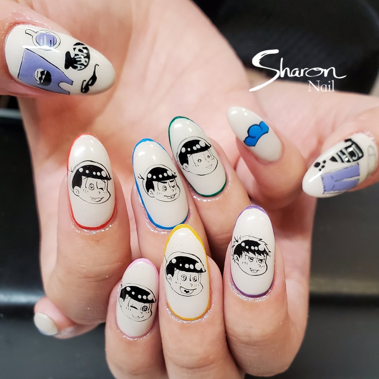 痛ネイル キャラクター Grabby Nail Sagaのネイルデザイン No ネイルブック