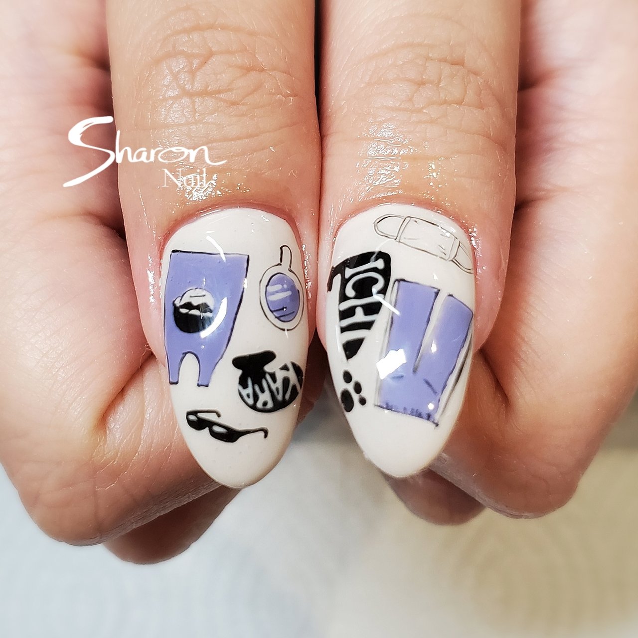 痛ネイル キャラクター Grabby Nail Sagaのネイルデザイン No ネイルブック