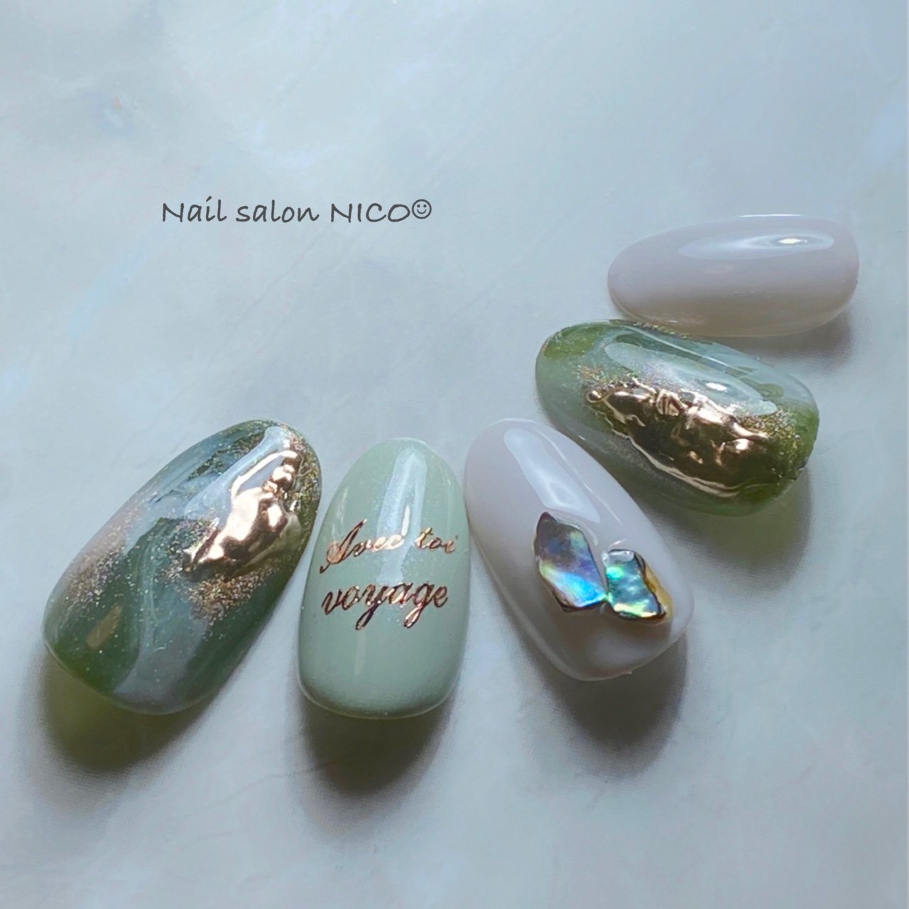 冬 オフィス 女子会 ネイルチップ Nail Salon Nico のネイルデザイン No ネイルブック