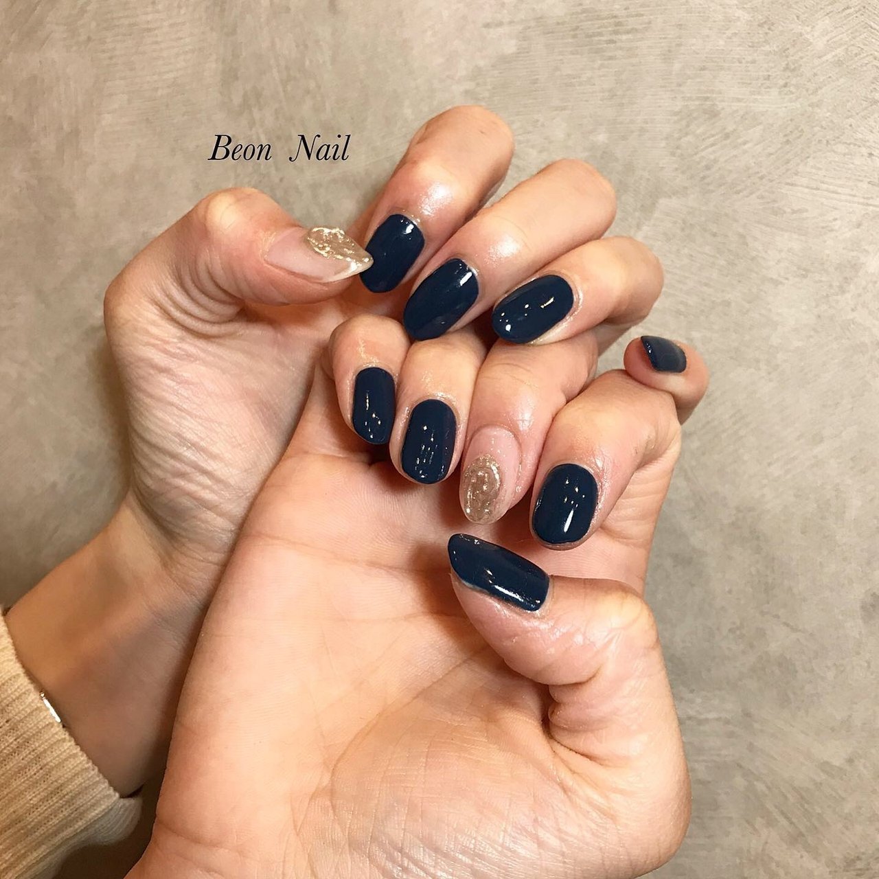 秋 冬 オールシーズン ハンド シンプル Beon Nailのネイルデザイン No ネイルブック