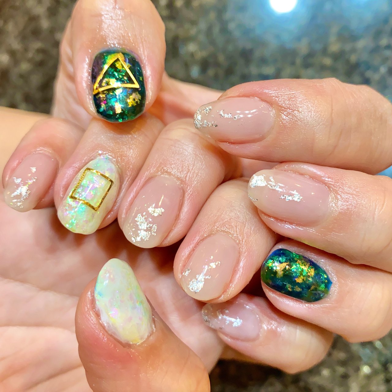 冬 オールシーズン パーティー 女子会 ハンド Jollynailのネイルデザイン No ネイルブック